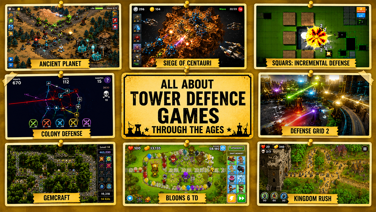 All About Tower Defence Games Through The Ages