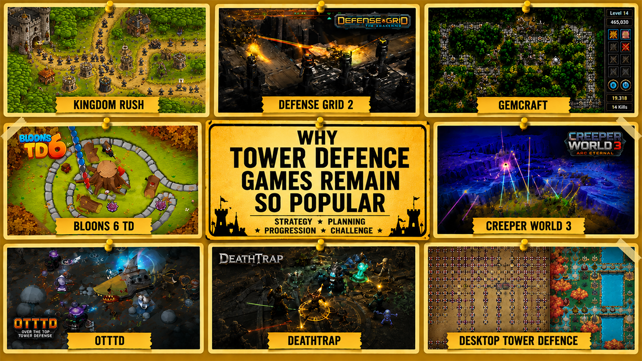 Why Tower Defence Games Remain So Popular