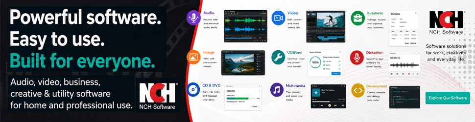 Audio, video, business, creative and utlity software for home and business use.
