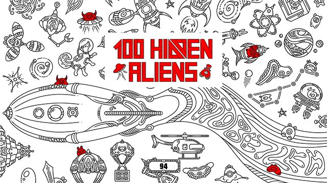 100 Hidden Aliens review artwork