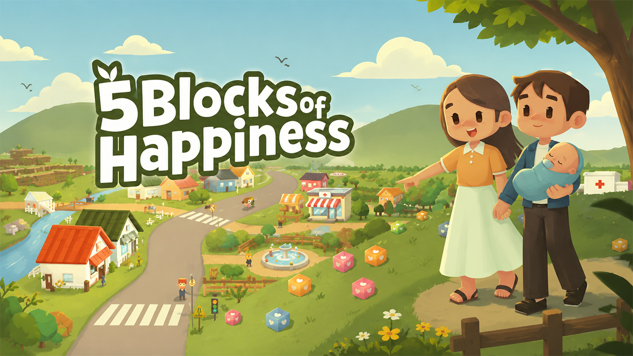 5 Blocks of Happiness Demo review artwork
