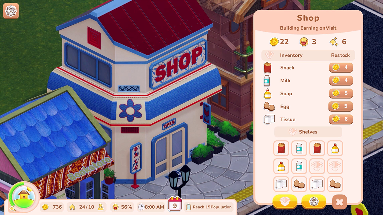Screenshot from 5 Blocks of Happiness Demo