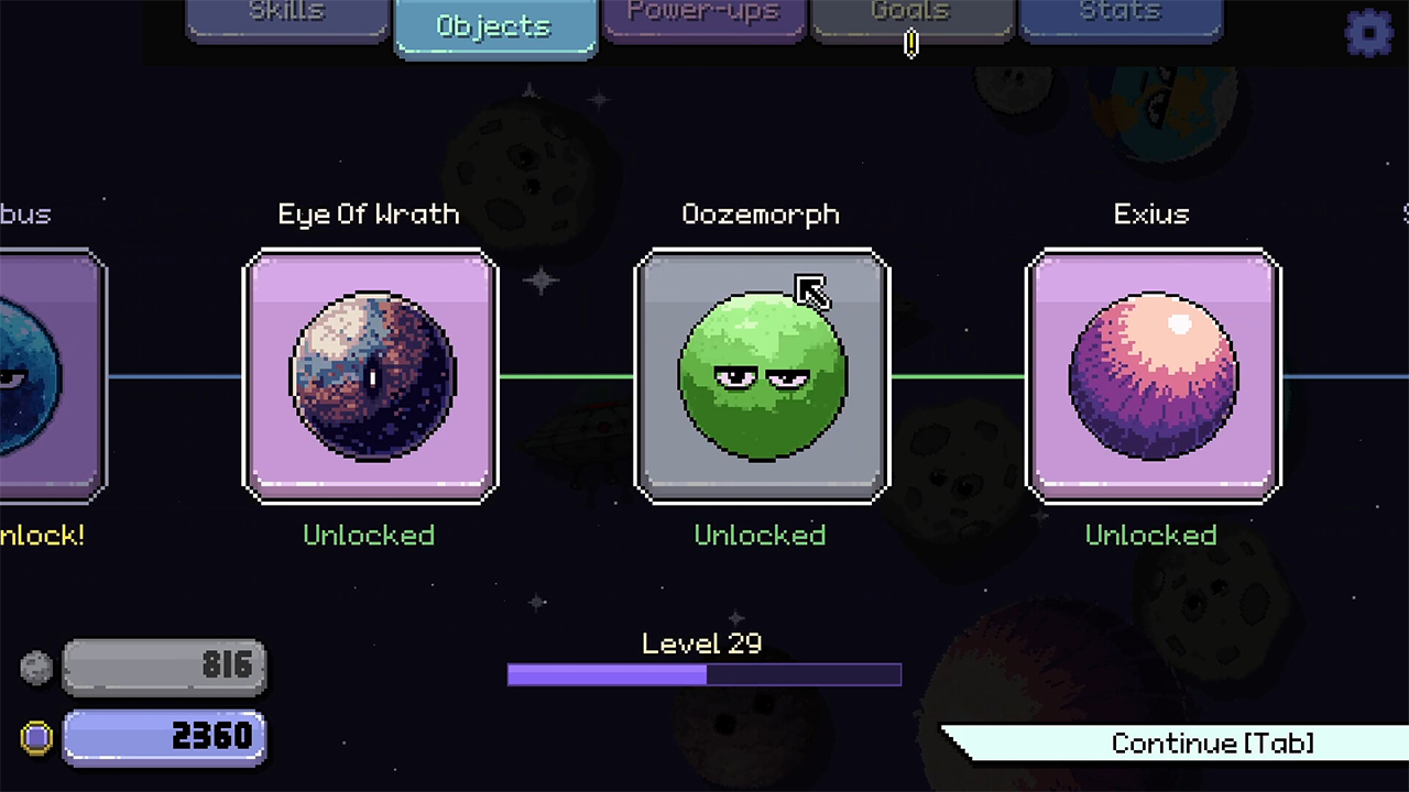 Screenshot from Galaxy Grinder Incremental