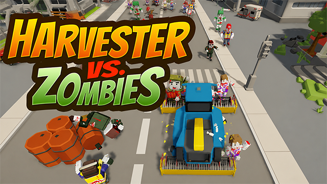 Harvester vs Zombies review artwork