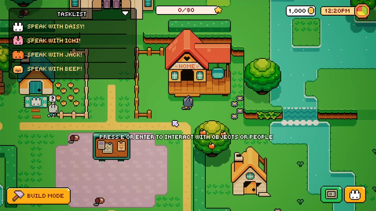 Screenshot from Papaya Plaza Demo