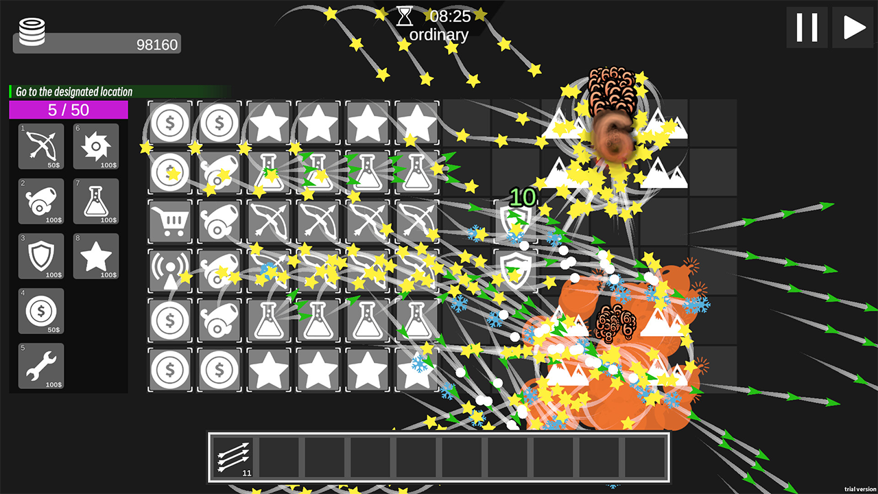 Screenshot from Radical Tower Defense Playtest