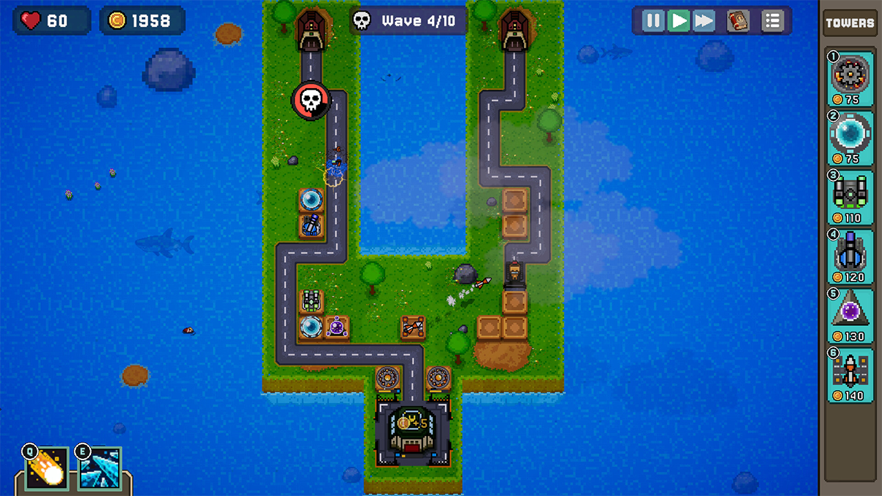 Screenshot from Rush Tower Demo