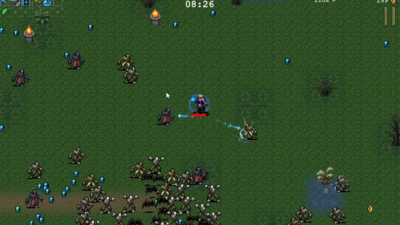 Screenshot from Vampire Survivors