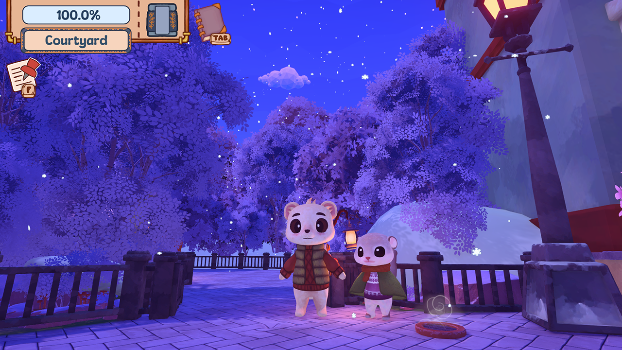 Screenshot from Winter Whiskers