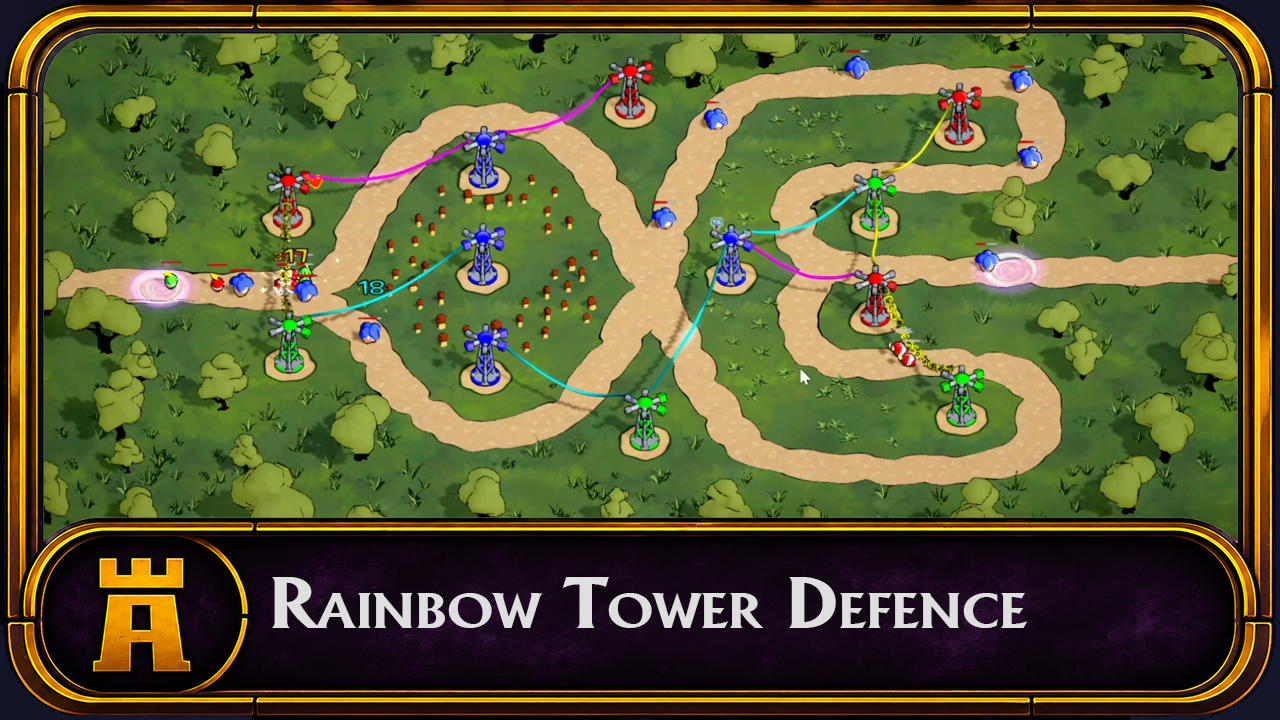 Rainbow Tower Defense video thumbnail